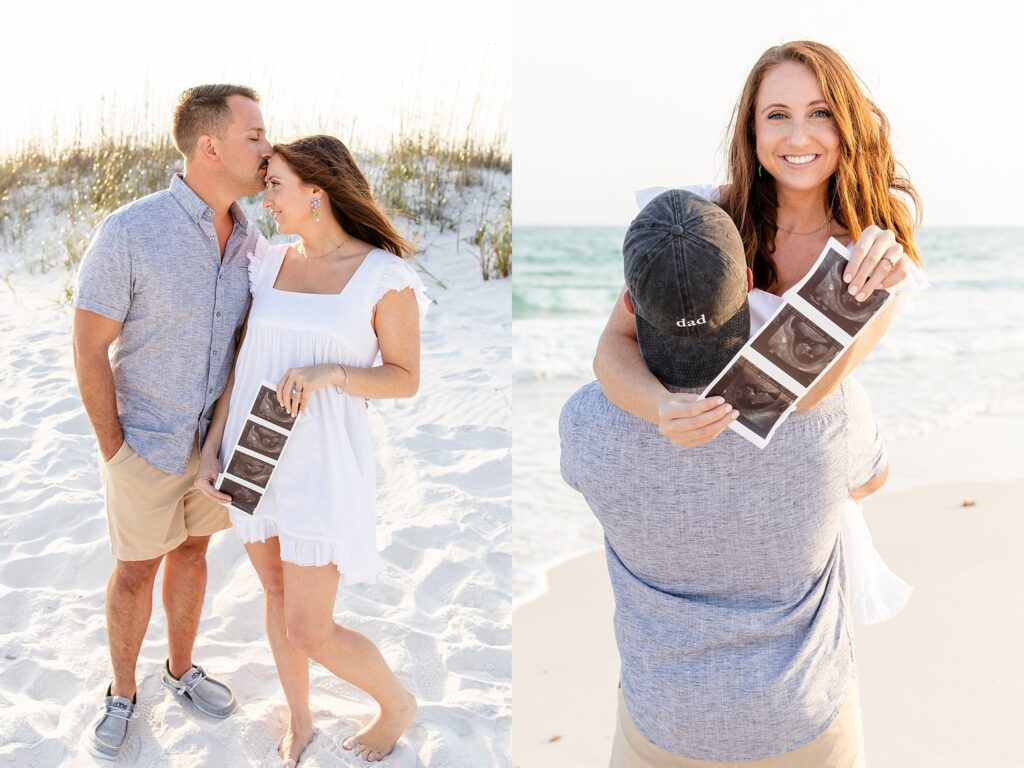 Pensacola, FL Gender Reveal Session on Pensacola Beach