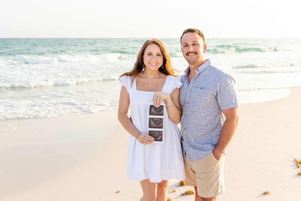 Pensacola, FL Gender Reveal Session on Pensacola Beach