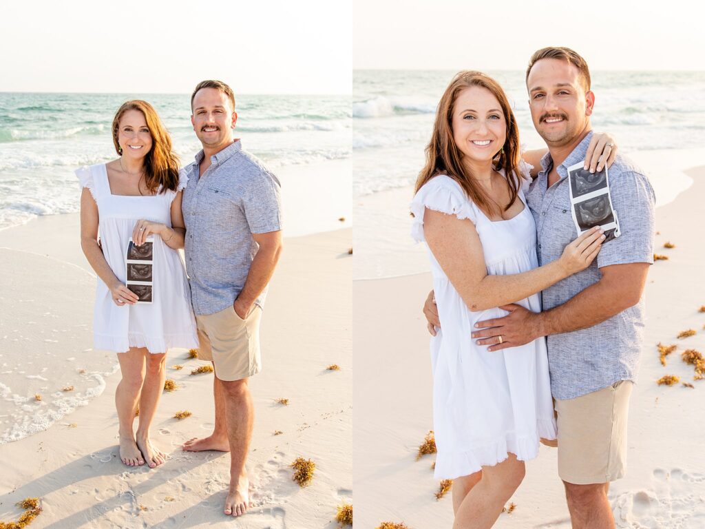 Pensacola, FL Gender Reveal Session on Pensacola Beach