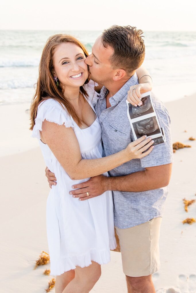 Pensacola, FL Gender Reveal Session on Pensacola Beach