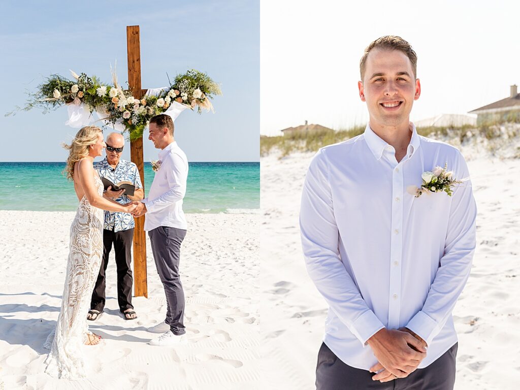 Pensacola, FL wedding on Pensacola Beach