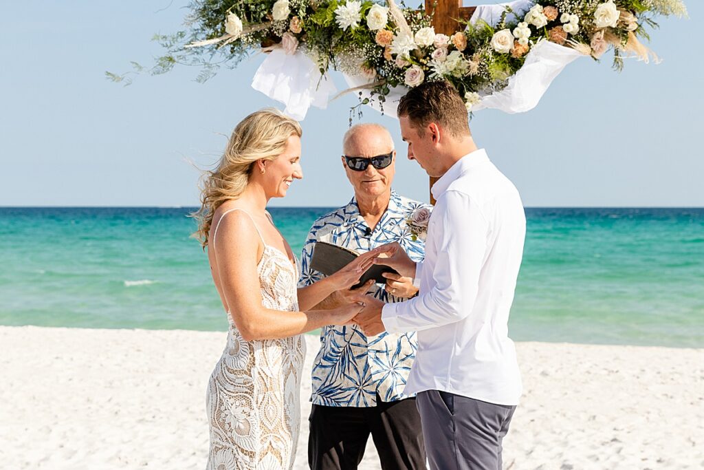 Pensacola, FL wedding on Pensacola Beach